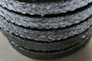 Palmetto Packing 5000 Compression Packing Seal – 3/8″ Sq, 25 Ft – Flexible Graphite For Pumps & Valves